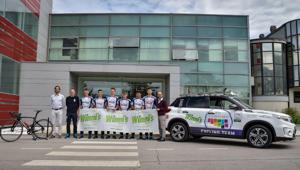 Winni’s sale in bici con la squadra under 23 dell’Emilia Romagna