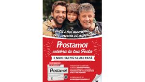 Per la festa del papà Prostamol celebra papà e figli con la campagna firmata da Jack Blutharsky