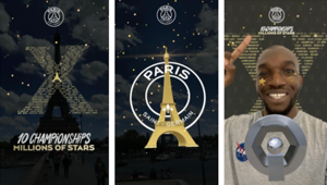 Il Paris Saint-Germain trasforma la Tour Eiffel in una tifosa, in onore del decimo titolo consecutivo in Ligue 1