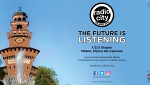 Radio 105, Virgin Radio, R101 e Radio Subasio a Radio City Milano. Produzione evento a cura di Punk For Business