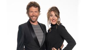 Marco Maccarini e Marina Minetti nel film 'Cosa fai a capodanno?' ai microfoni di Radio Italia