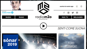 Radio m2o è media partner del Sonar 2019