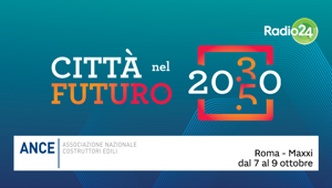 Dal 7 al 9 ottobre Radio 24 alla Conferenza “Città nel futuro 2030–2050”  con gli studi posizionati nella piazza del museo MAXXI a Roma