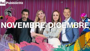 La politica commerciale di Rai Pubblicità per gli ultimi due mesi del 2023 conferma l'offerta commerciale multipiattaforma