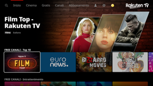 Rakuten Tv lancia oltre 90 canali lineari gratuiti in Europa