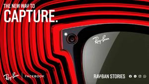 Ray-Ban e Facebook lanciano gli smart glasses "Ray-Ban Stories". Gli occhiali integrano una dual camera, foto e video, auricolari open-ear e tre microfoni