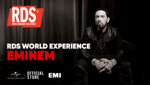 RDS 100% Grandi Successi in collaborazione con Universal Music Italia lancia l’iniziativa “RDS World Experience: Eminem”