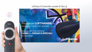 Al via gli spot interattivi di Sky Media grazie al controllo vocale Sky Q