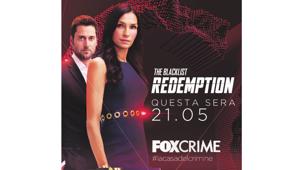 Dal 10 marzo arriva Blacklist: Redemption e FoxCrime lancia il rebranding. Al via la campagna stampa, radio e web