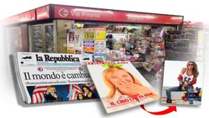 Repubblica con TuttoMilano regala le cartoline by Ambient Media