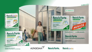 Resvis Forte torna in campagna in tv e sul web con Havas Life e Initiative per nutrire il sistema immunitario