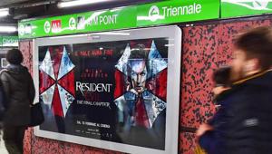 IGPDecaux, a Milano e Roma gli spettacolari lenticular per 'Resident Evil'