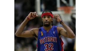 Richard 'Rip' Hamilton al Samsung District in visita alla mostra NBA Digital Exhibition