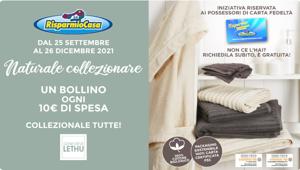 "Naturale Collezionare" è la nuova raccolta punti di Risparmio Casa. La promozione realizzata con TCC Global sarà valida dal 25 settembre al 26 dicembre 2021 per i clienti con Fidelity Card