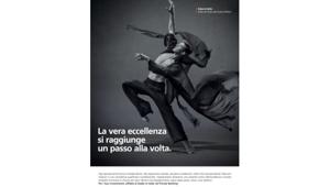 Fideuram si affida a Roberto Bolle per lo spot istituzionale “La vera eccellenza si raggiunge un passo alla volta”. Firma  Accenture Song