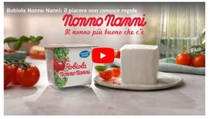 Nonno Nanni torna in Tv con una nuova campagna dedicata a Stracchino e Robiola.  Firma RED ROBIGLIO & DEMATTEIS