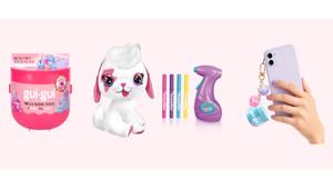 Rocco Giocattoli porta online e in TV  gli slime Gui Gui e i peluche personalizzabili Airbrush Plush