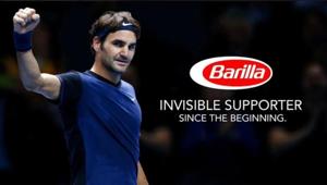 Roger Federer nuovo volto Barilla per la promozione dei prodotti pasta e sughi nel mondo