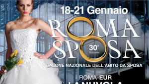 Torna l'appuntamento con RomaSposa: dal 18 al 21 gennaio 2018