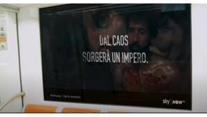 SKY sceglie In-Tunnel Avertising per il lancio della nuova serie tv Romulus