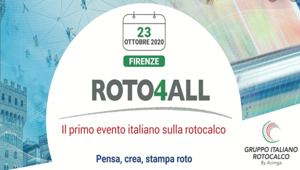 Roto4ALL: l’industria della rotocalco riparte in streaming dall’Auditorium del Palazzo dei Congressi di Firenze per un nuovo Rinascimento della stampa