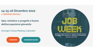 Dal 14 al 16 dicembre la quarta edizione digitale della Job Week – Il Salone del Lavoro e delle Professioni organizzato da Campus