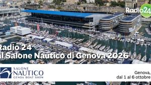 Radio 24 al Salone Nautico Internazionale di Genova in diretta con i propri studi presso lo stand SR17