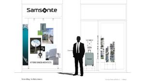 Samsonite alla Milano Design Week 2021 con l'installazione Traveling Architectures realizzata dallo studio VGA