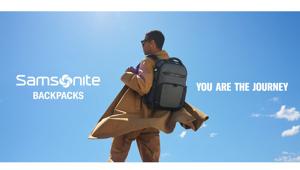 Samsonite lancia la nuova campagna Backpack: "You Are The Journey". Concetto creativo e produzione di The Satisfaction