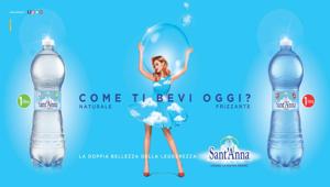 Acqua Sant'Anna torna on air con una nuova campagna outdoor e stampa firmata Friends For Fun