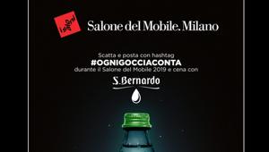 Acqua S.Bernardo è l’acqua ufficiale del 58esimo Salone del Mobile