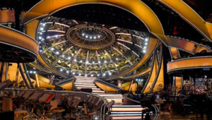 Festival di Sanremo 2023. Svelata la scenografia: dalla grande cupola al ritorno al sipario, un palco che per la prima volta si allarga anche alla platea. Realizzato da Gaetano e Maria Chiara Castelli: "Il più grande progetto di sempre"