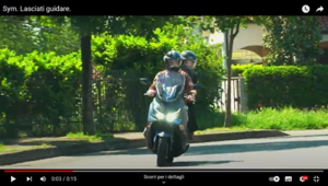 Sanyang Italia sbarca sul canale TV8 di Sky e su Sky Sport Moto GP. Lo spot è realizzato in collaborazione con l'agenzia Yes!