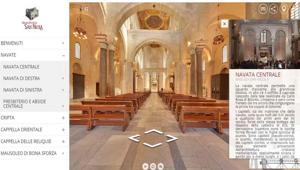 La internet company axélero realizza per la città di Bari il tour virtuale della Basilica San Nicola