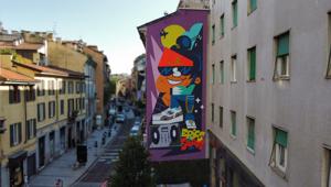 Un murale di 80mq nel Brera Design District e un party esclusivo per celebrare il 30° anniversario delle sneakers Saucony Shadow 6000