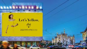 Scalo Milano Outlet & More lancia la campagna "Let's yellow": stile minimal e visual innovativo per tingere di giallo i luoghi simbolo di Milano
