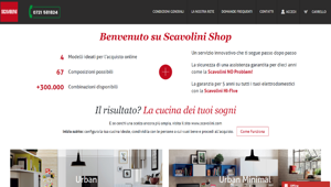 Scavolini debutta nell'ecommerce con lo shop firmato Websolute