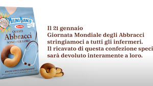 Mulino Bianco celebra la Giornata Mondiale degli Abbracci e la dedica a FNOPI. Firma Publicis Italia