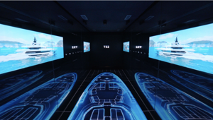 Baglietto è al Salone Nautico di Venezia con l'installazione "Tales From The Blue", il micro-museo immersivo firmato Leagas Delaney Italia