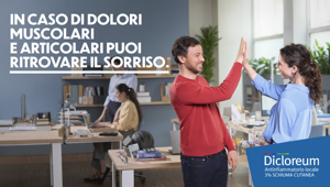 McCann e Initiative creano il nuovo concept creativo di Dicloreum per non lasciare che i piccoli dolori rovinino le nostre giornate