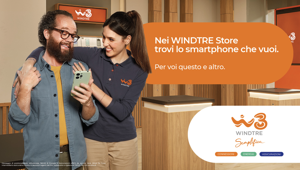 WINDTRE lancia il nuovo spot: smartphone su misura e assistenza personalizzata nei suoi store. Publicis Groupe ne firma la la creatività