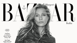 Harper’s Bazaar presenta l’edizione globale Icons di settembre 2025, protagonista in 21 edizioni internazionali della testata. In copertina Kate Moss