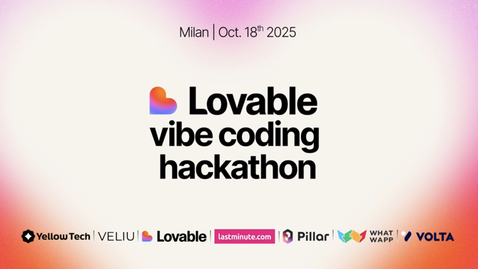Lovable arriva in Italia: il 18 ottobre a Milano il primo hackathon ...