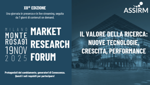 ASSIRM: l’89% delle aziende grazie alla ricerca di mercato  cambia strategia e cresce. Il ROI della conoscenza al Market Research Forum 2025. Il 19 novembre a Milano
