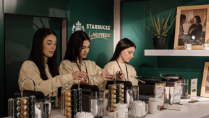 Starbucks by Nespresso arriva a Sanremo. Mirror firma il pop-up e l'activation in città