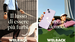 Welback sceglie AUGE per il rebranding. Nuovo posizionamento, identità premium e campagna che trasforma la furbizia in lusso