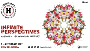 Fiera Hospitality lancia "Infinitive perspectives" la nuova campagna ADV. Appuntamento a Riva del Garda dall'1 al 4 febbraio 2027