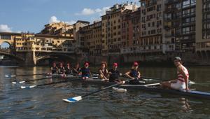 Rowinteam firma il teambuilding di Sebach