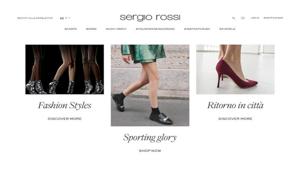 Sergio Rossi sceglie Diana Corp per la nuova piattaforma di ecommerce