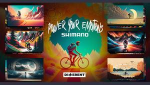 Shimano disegna le emozioni dei ciclisti grazie alla A.I. MidJourney. La nuova attivazione Out Of Home di Different che riesce ad unire umanità e intelligenza artificiale